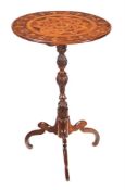 A mahogany wine table