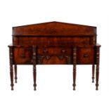 A Scottish William IV mahogany sideboard