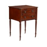 A Regency mahogany side table