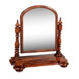 A Victorian mahogany dressing mirror