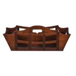 Y A rosewood desk tidy