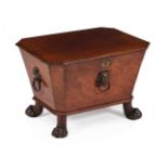 A Regency mahogany wine cooler