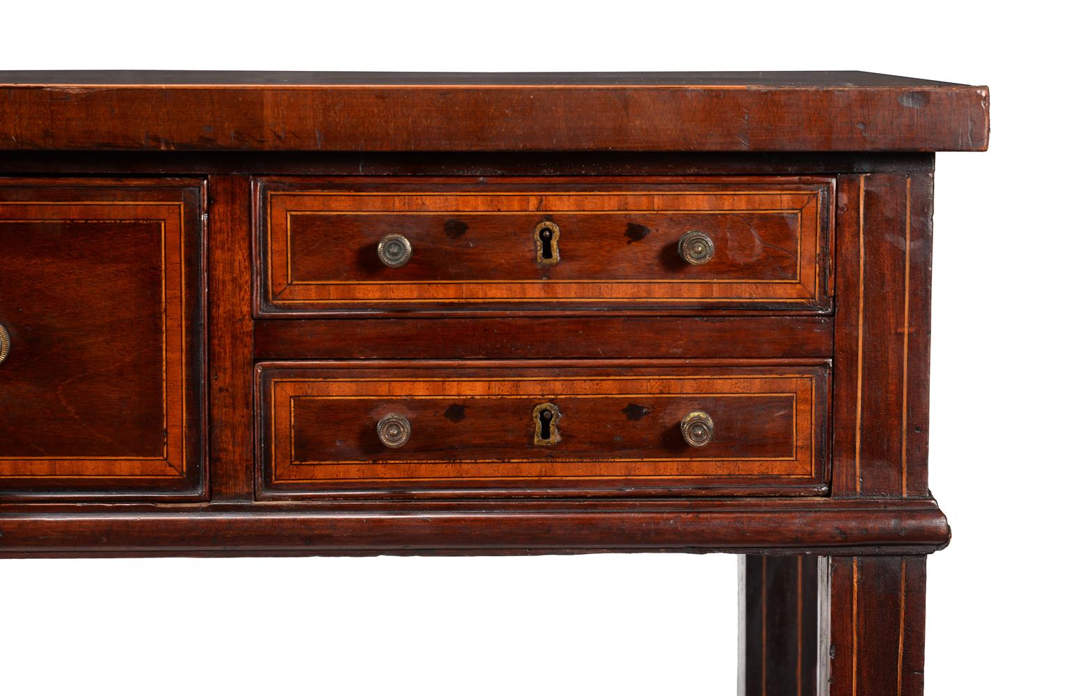 A Regency mahogany, crossbanded, and line inlaid hall or side table - Image 2 of 2
