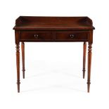 A George IV mahogany dressing table