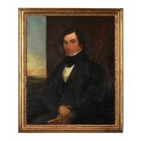 English School (19th century), Portrait of a gentleman, said to be Thomas Allestree