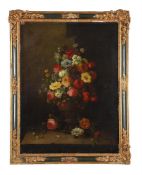 French School (18th century), Still life of flowers