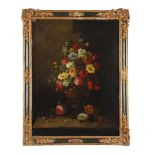 French School (18th century), Still life of flowers