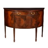 A mahogany sideboard in George III style