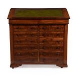 A Victorian mahogany clerk's desk