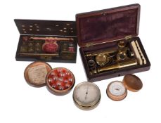 A small group of scientific instruments