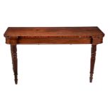 A George IV mahogany serving table