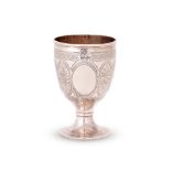 A VICTORIAN SILVER GOBLET, JAMES BARCLAY HENNELL, LONDON 1877