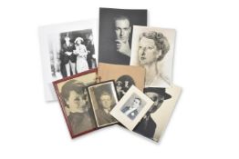 PHOTOGRAPHS: A GROUP OF FIFTEEN ITEMS, INCLUDING A SMALL WEDDING PHOTOGRAPH ALBUM, 1925