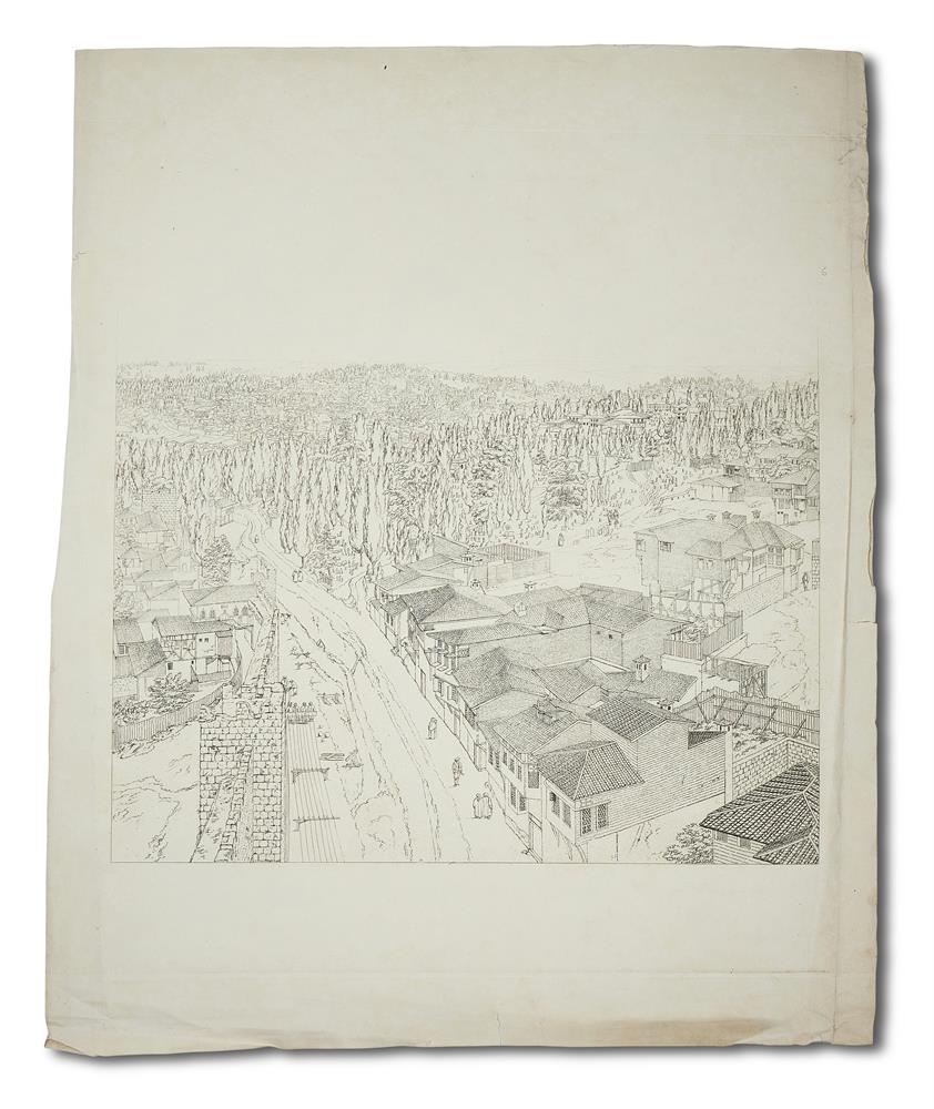 Ɵ CONSTANTINOPLE PANORAMA: BARKER, HENRY ASHTON.. . . EIGHT VIEWS FORMING A PANORAMA. . . [1813] - Image 7 of 9