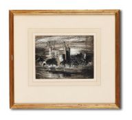 λ JOHN PIPER (BRITISH 1903-1992), TWO SCENES OF THE TOWER OF LONDON; TOGETHER WITH ANOTHER (3)
