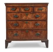 A MAHOGANY CHEST OF DRAWERS, 18TH CENTURY AND LATER