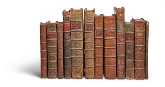 Ɵ LITERATURE, THEOLOGY, ETC. SEVENTEEN AND EIGHTEENTH CENTURY FOLIOS. 12 VOLUMES