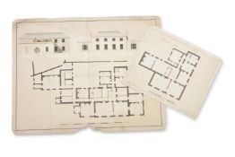 Ɵ AN ARCHITECTURAL DRAWING OF THE CHIEF SECRETARY'S LODGE, PHOENIX PARK, DUBLIN