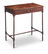 A GEORGE III MAHOGANY SIDE TABLE, CIRCA 1760