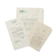 OSBERT SITWELL. (1892-1969). THREE LETTERS TO EDITH AND OSBERT SITWELL, ANOTHER RELATED, 1959