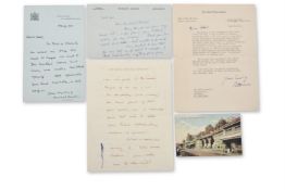 CORRESPONDENCE TO OSBERT SITWELL: INCLUDING ROYALTIES STATEMENTS FOR HIS PUBLISHED WORKS, 1950