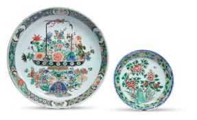 A FAMILLE VERTE SAUCER DISH, EARLY KANGXI