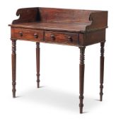 A GEORGE IV MAHOGANY DRESSING TABLE OR WASH STAND, CIRCA 1830