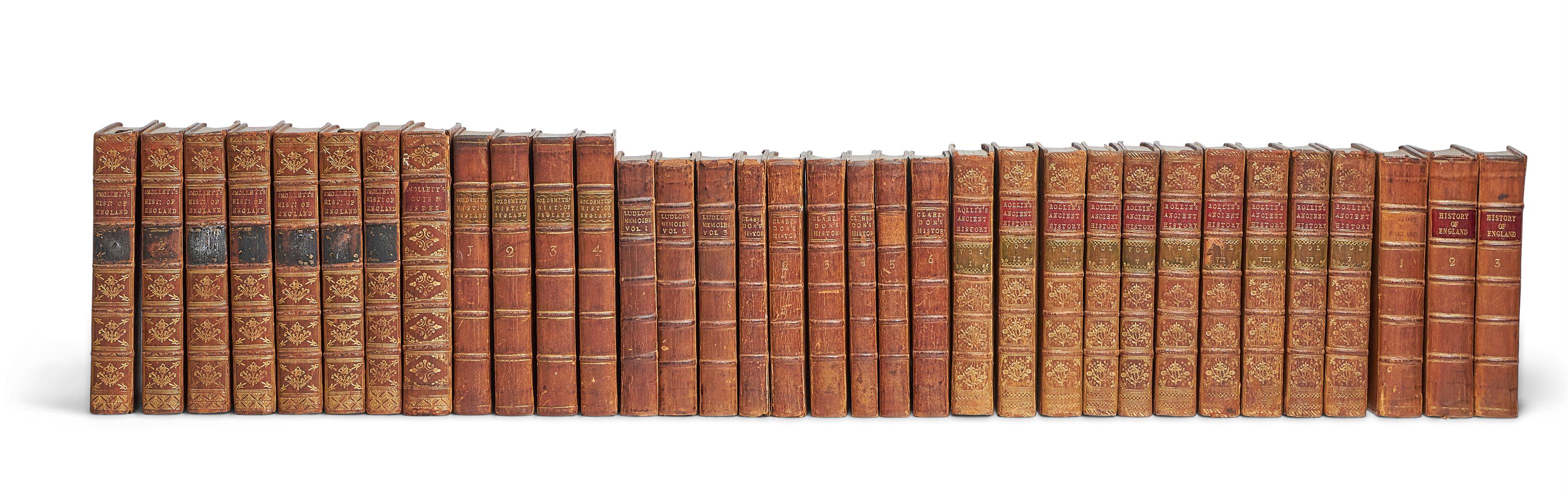 Ɵ HISTORY: A COLLECTION OF 34 EIGHTEENTH-CENTURY VOLUMES, IN ENGLISH