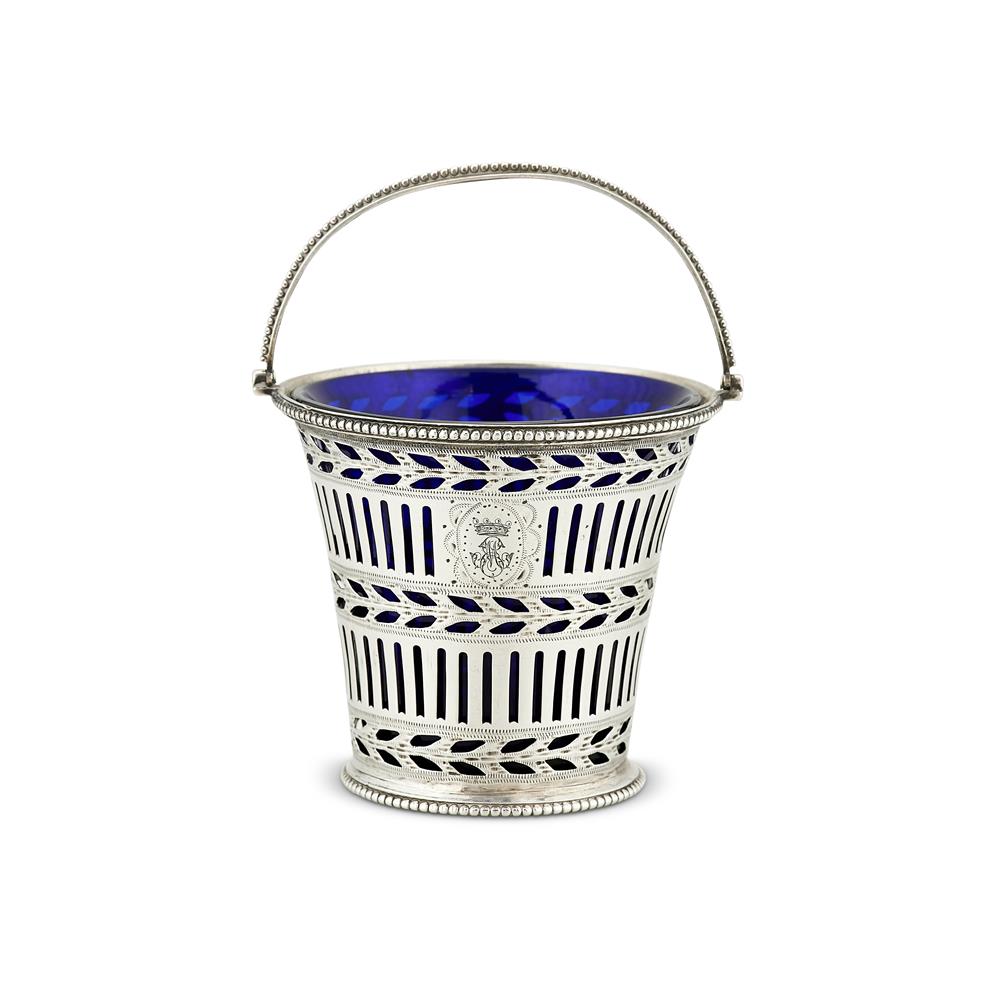 A GEORGE III SILVER CREAM PAIL BY ROBERT PURTON