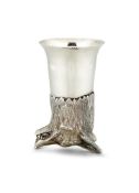 A SILVER FOX STIRRUP CUP BY ROYAL IRISH SILVER CO.