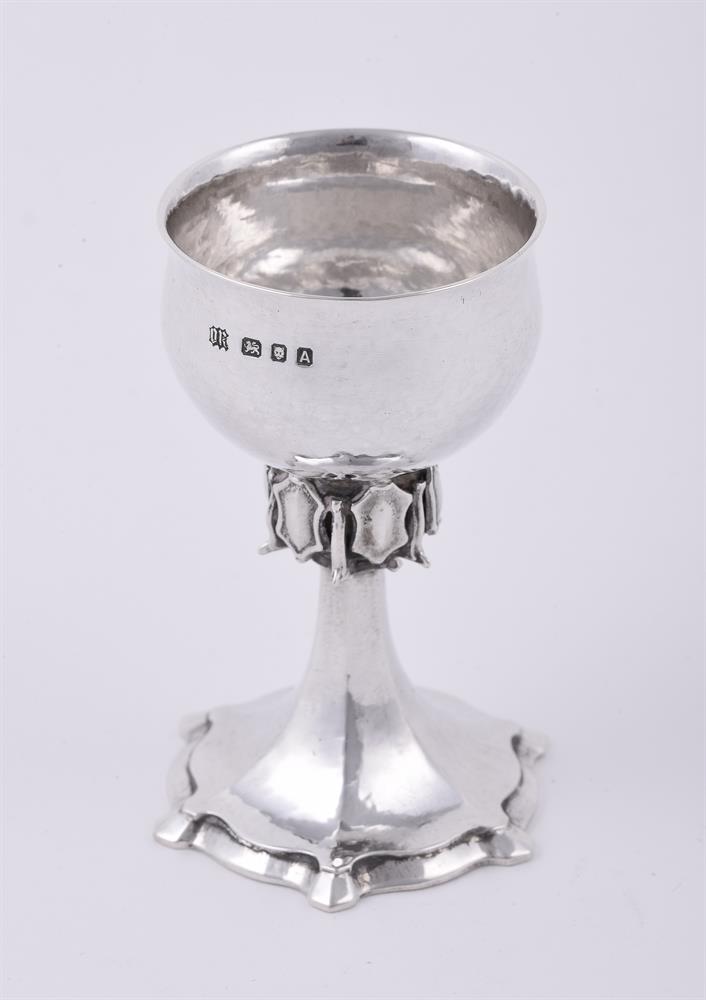 AN ARTS AND CRAFTS SILVER DIMINUTIVE GOBLET BY OMAR RAMSDEN - Image 2 of 2