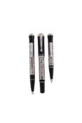 MONTBLANC, WRITERS EDITION, MARCEL PROUST, A LIMITED EDITION THREE PIECE SET