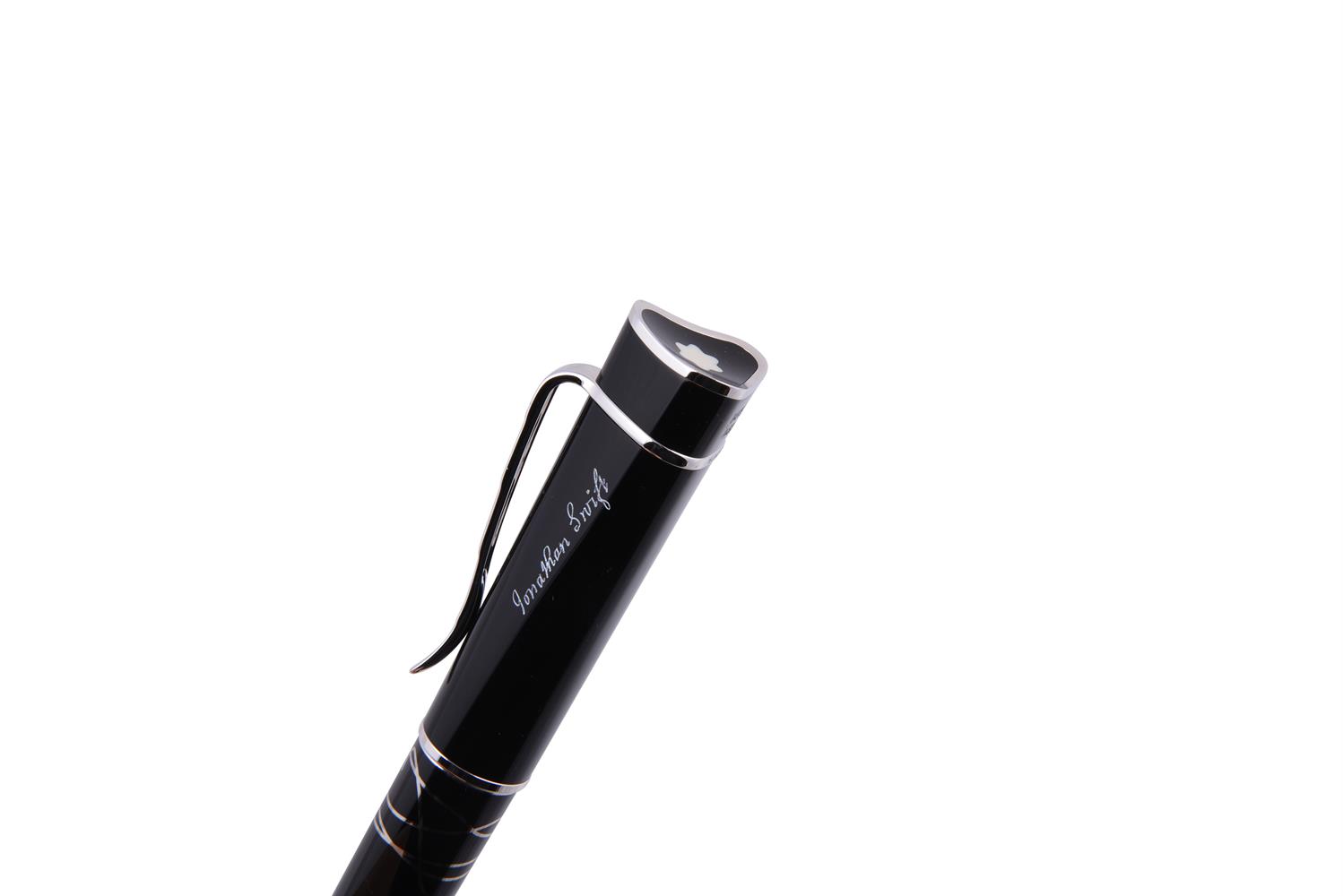 MONTBLANC, WRITERS EDITION, JONATHAN SWIFT, A LIMITED EDITION BALLPOINT PEN - Image 2 of 3