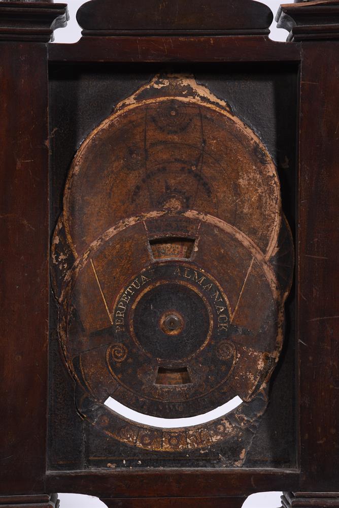 A RARE GEORGE II MAHOGANY FRAMED PERPETUAL CALENDAR OR ALMANAC, MID 18TH CENTURY AND LATER - Image 3 of 5