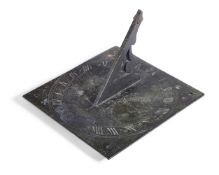 A GEORGE II BRONZE SUNDIAL BY J COGGS, EARLY/MID 18TH CENTURY