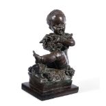 AN ITALIAN BRONZE FIGURE OF 'FILIUS BACCHI' THE SON OF BACCHUS, EARLY 19TH CENTURY