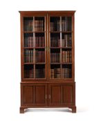 A MAHOGANY BOOKCASE OF 'PEPYSIAN' TYPE, SECOND QUARTER 18TH CENTURY