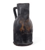 A LARGE LEATHER FLAGON OR 'BLACKJACK', 18TH CENTURY