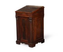 Y A REGENCY ROSEWOOD DAVENPORT, IN THE MANNER OF GILLOWS, CIRCA 1815