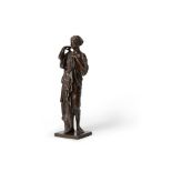 AFTER THE ANTIQUE, A FRENCH OR ITALIAN PATINATED BRONZE MODEL OF DIANA DE GABIES, 19TH CENTURY