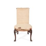 A GEORGE I WALNUT AND SEAWEED MARQUETRY SIDE CHAIR, IN THE MANNER OF MOORE OR ROBERTS, CIRCA 1720