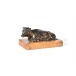 AFTER THE ANTIQUE, A BRONZE MODEL OF A BULL, 18TH OR EARLY 19TH CENTURY