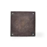 A RARE CHARLES I BRONZE SUNDIAL PLATE, DATED 1630