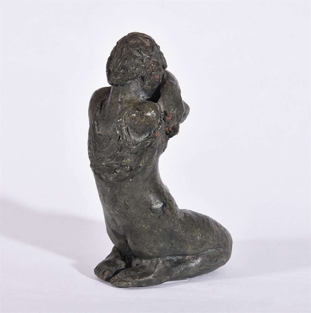 λ KARIN JONZEN (BRITISH 1914-1998), A TERRACOTTA FIGURE OF 'GIRL UNDRESSING' - Image 3 of 3