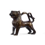 A BRONZE AQUAMANILE, 17TH OR 18TH CENTURY