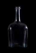 A GLASS WINE BOTTLE, CIRCA 1730
