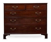 A GEORGE III MAHOGANY CHEST OF DRAWERS, IN THE MANNER OF THOMAS CHIPPENDALE, CIRCA 1770