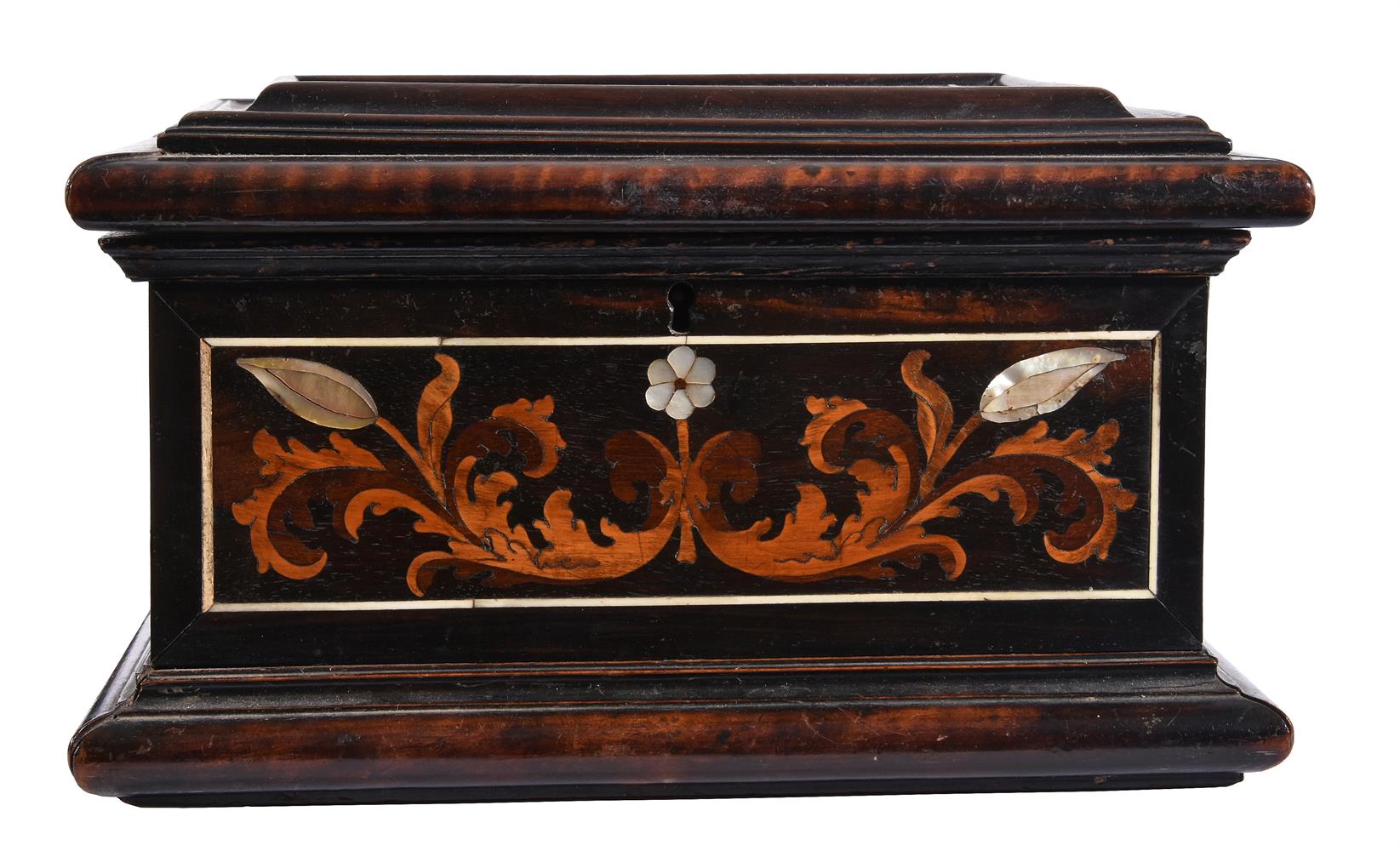 Y AN ITALIAN OLIVE WOOD, EBONISED AND MARQUETRY BOX, FLORENCE, LATE 17TH CENTURY - Image 3 of 5