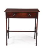 A GEORGE III MAHOGANY SPIDER LEG SIDE TABLE, CIRCA 1770