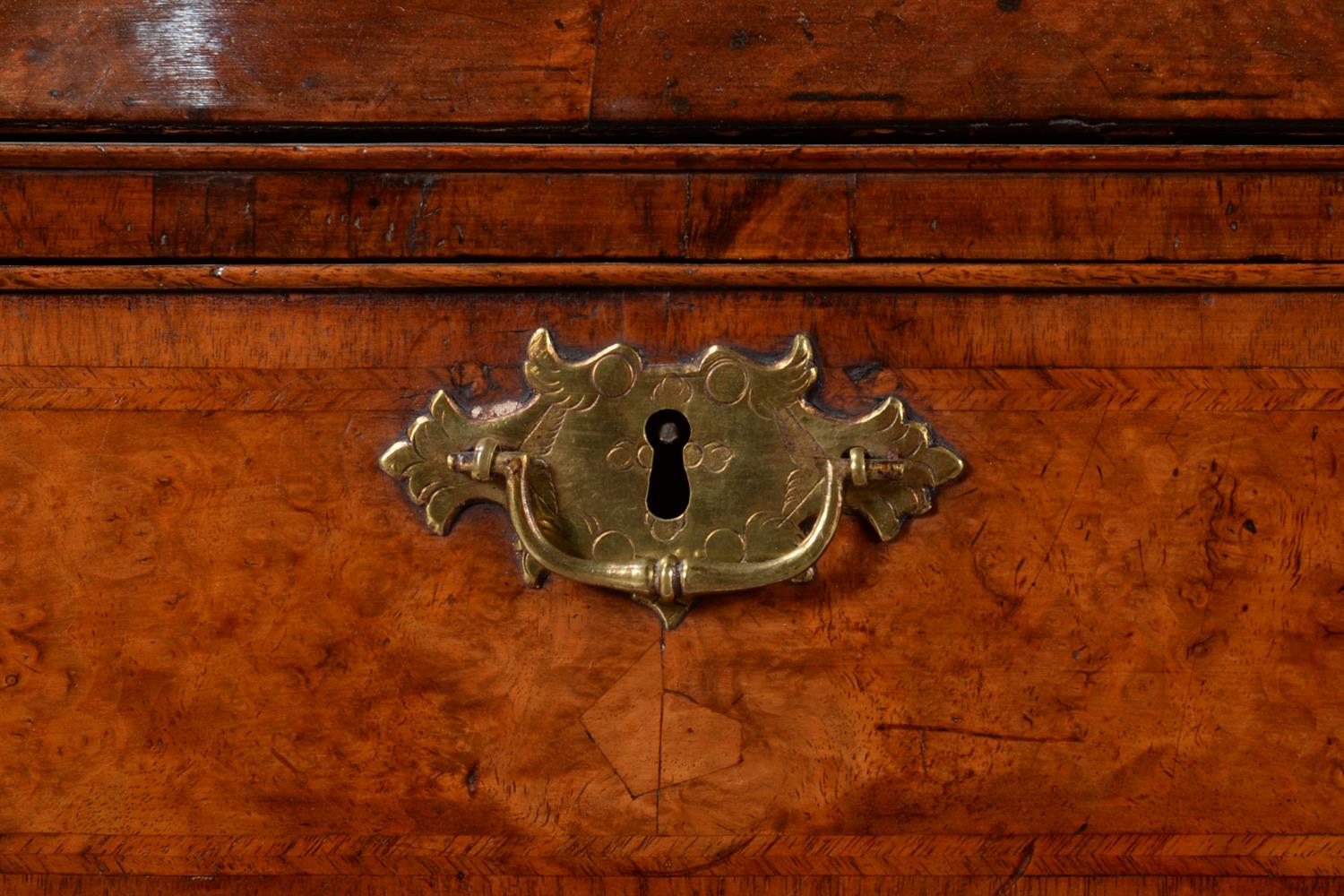 A GEORGE I WALNUT SECRETAIRE BOOKCASE, CIRCA 1725 - Image 6 of 6